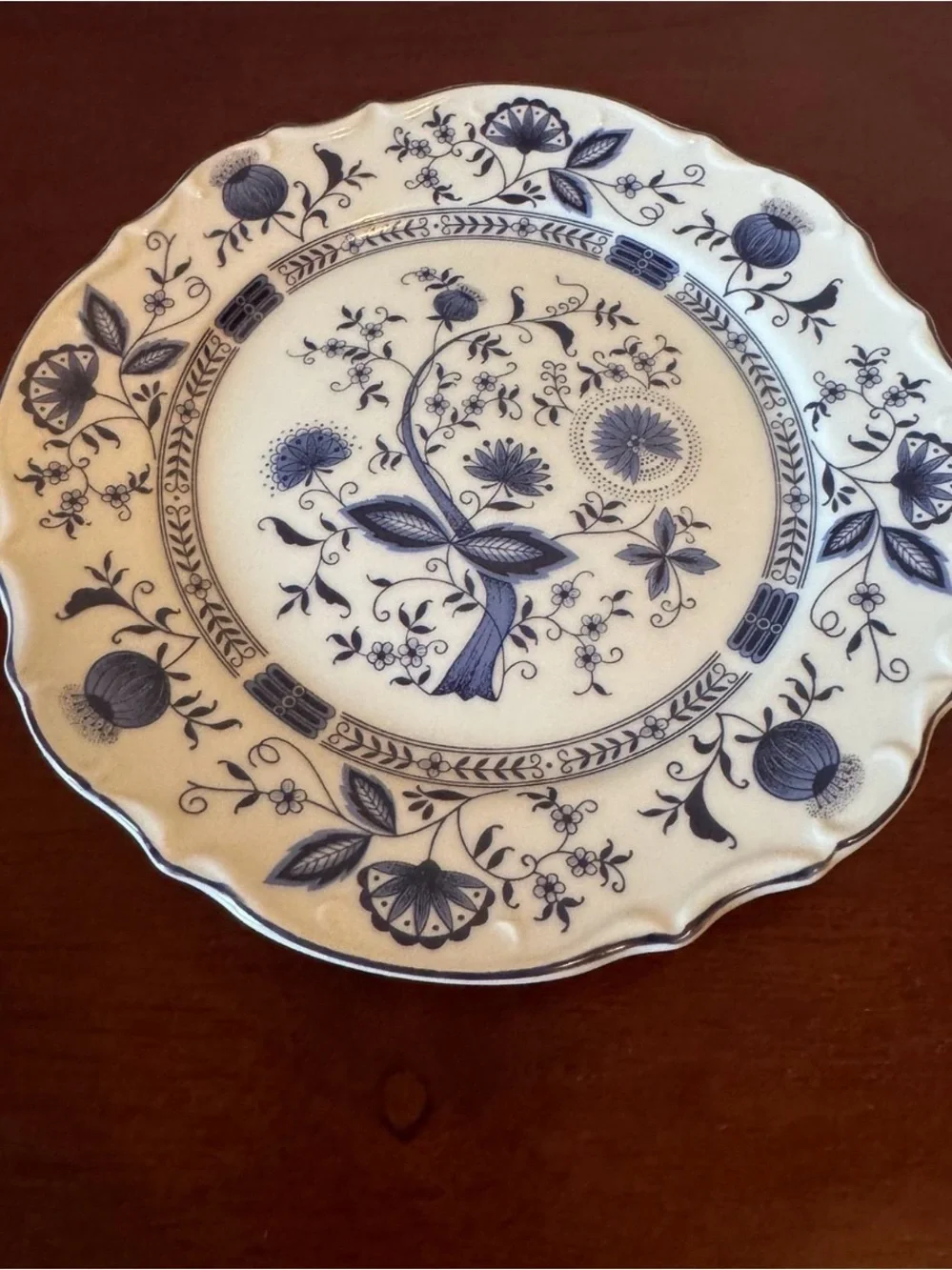 Vintage Blue Sone “Blue Onion” Porcelain Dinnerware Set